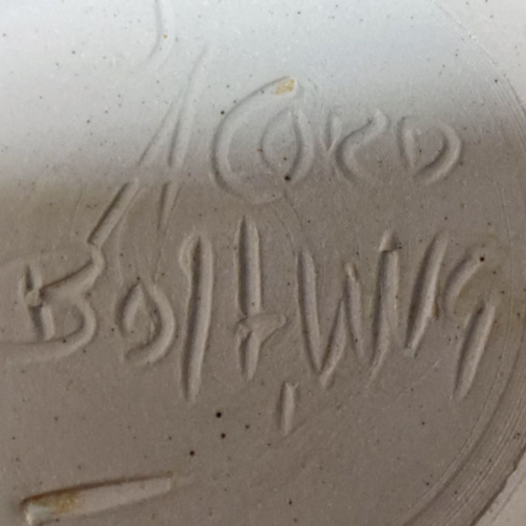 Hand Thrown Studio Pottery Stoneweare Soap Dispenser - Picture 6 of 6